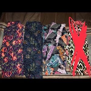 3 BNWT OS lularoe leggings